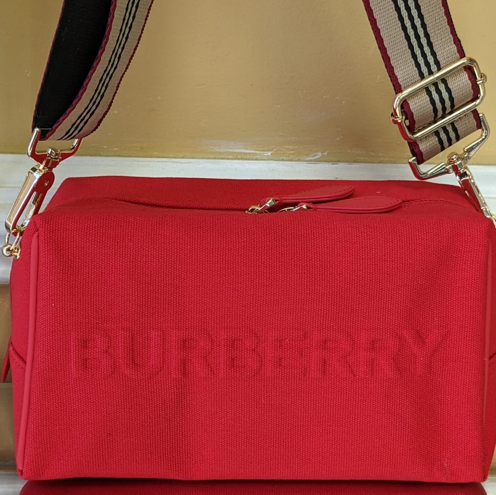 Burberry Pouch converted into to shoulder bag or cross body